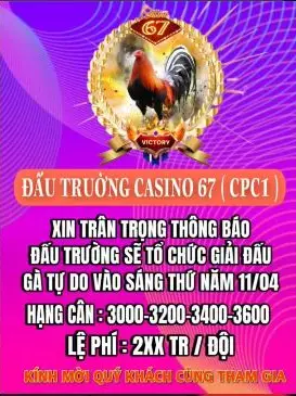 Giải đá gà ngày 13-4-2024 CPC1